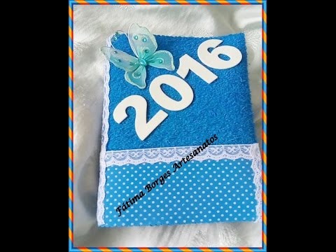 DIY- Passo a Passo Caderno Decorado com Capa Removível