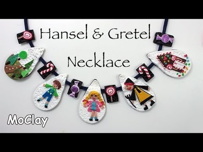 DIY Polymer clay Necklace - Hansel and Gretel