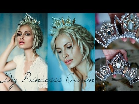 DIY Princess Crown using a Necklace