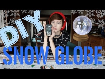 DIY Snow Globe ~ TOO MUCH GLITTER!