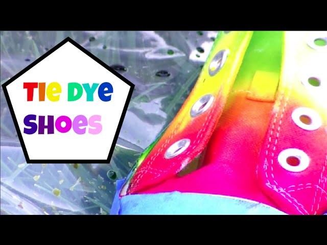 DIY Tie Dye Shoes!
