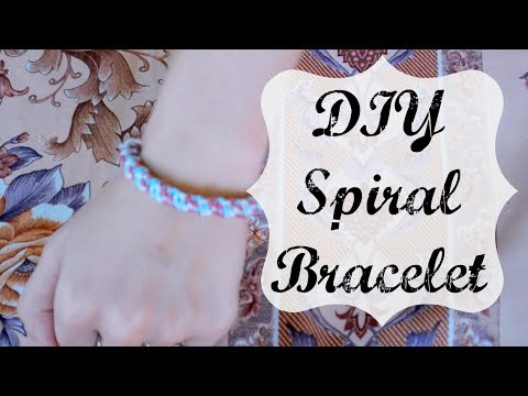 DIY Triple Spiral Knot Bracelet