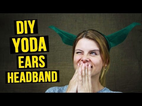DIY Yoda ears headband
