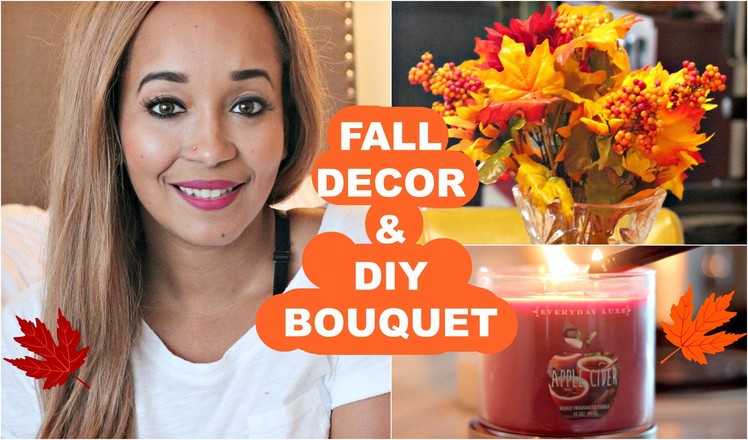 Fall Decor & DIY Bouquet (UNDER $20)!| Kym Yvonne