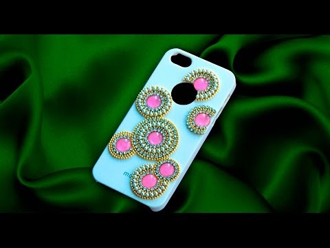 How to decorate mobile case | DIY cell phone case |