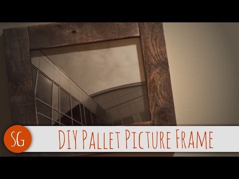 How-To | DIY Pallet Picture Frame that you can make! | Voiceover