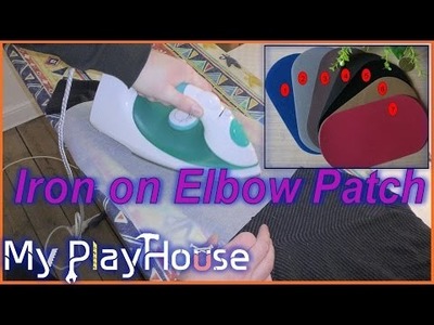 How to Iron on elbow patches, DIY Fix sweater - 284
