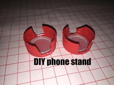 How to make a phone stand with bottle cap - DIY phone stand