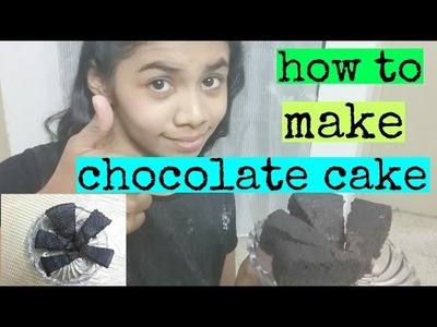 HOW TO MAKE EASY CHOCOLATE CAKE | EASY DIY