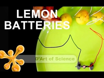 How to Make Lemon Batteries - Cool DIY Science Experiment - dartofscience