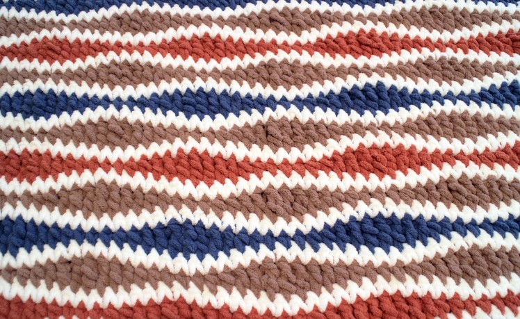 Left Hand: The Crochet Wavelength Stitch