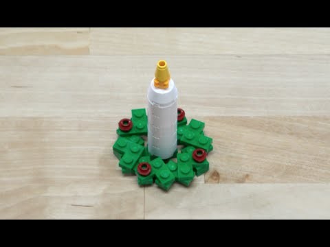 LEGO® Creator - How to Build a Candle Wreath - DIY Holiday Building Tips