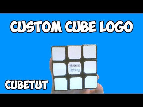 Make your own Custom DIY Cube Logo | CubeTUT