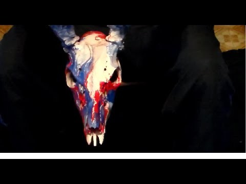 Spray Paint Deer Skull Dipping (DIY Hyrdodipping)