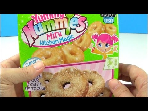 Unboxing Yummy Nummies Mini Kitchen Magic Donut Delight Maker DIY Kit