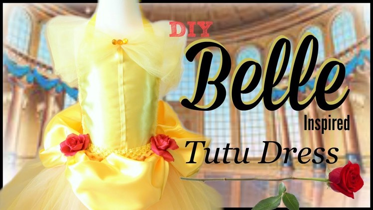 Belle Costume Tutu Dress - DIY Tutorial