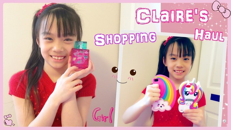 Claire's haul - iPod. Unicorn iPhone Case, DIY Perfume and more