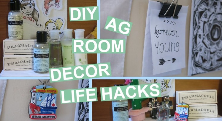 DIY American Girl Room Decor LIFE HACKS!