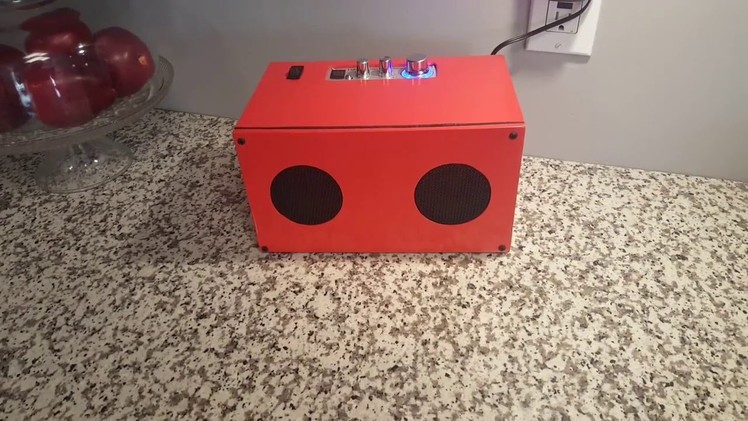 DIY Bluetooth Speaker Build - The Finished Speaker