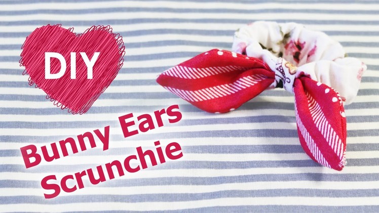 DIY Bunny Ears Scrunchie