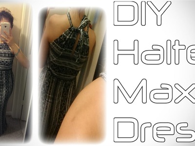 DIY Halter Maxi Dress