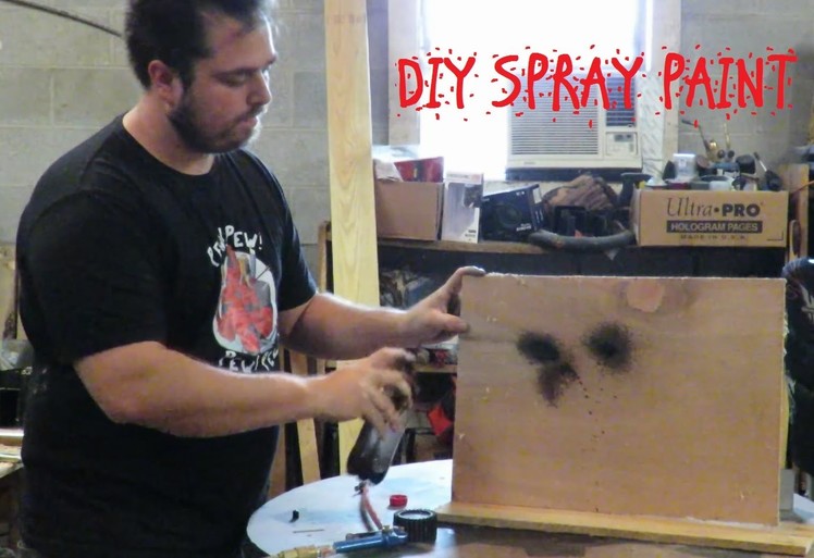 DIY home made Reusable  Spray Paint bottle