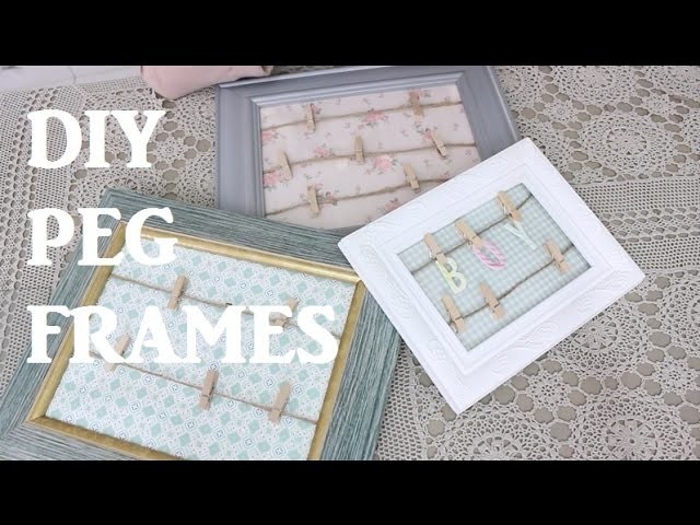 DIY - How to Create a Peg Frame  | @sara_why