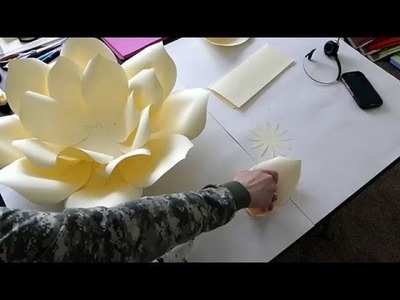 DIY Large Paper Flower, Paper flower Stencil,  Paper Flower Backdrop, Backdrop Flowers