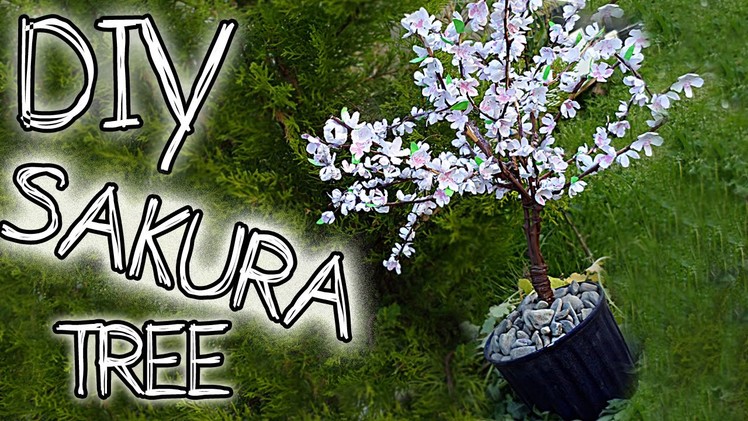 [DIY] Paper SAKURA -Cherry Blossom TREE *with tutorials #music by NoCopyrightSounds