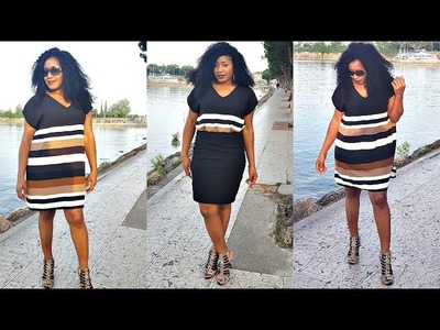 DIY SEWING| HOW TO MAKE A SIMPLE DRESS.TOP IN LESS THAN 10MINS