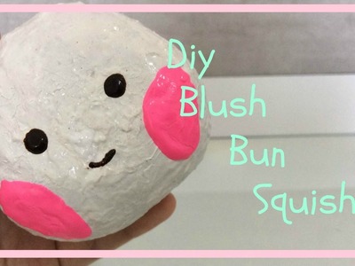 DIY SQUISHY : BLUSH BUN | Panda Bun Crafts