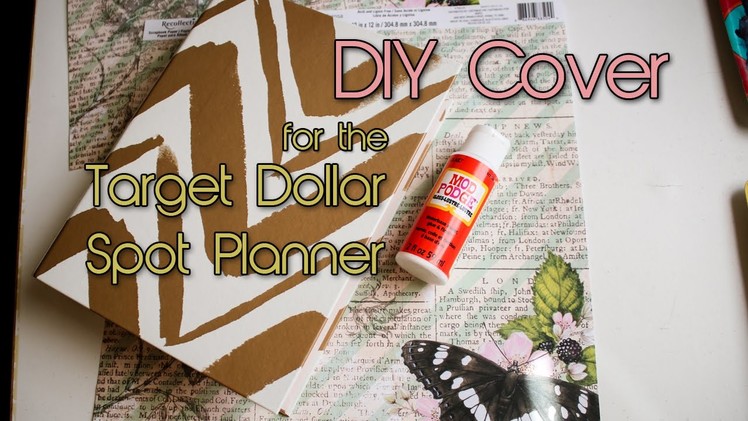 DIY | Target Dollar Spot Planner Cover | Creation in Between