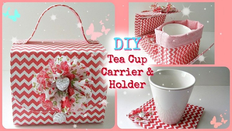 DIY Tea Cup Carrier & Holder
