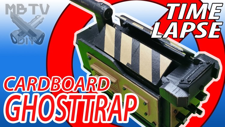 Ghostbusters Movie Full Timelapse DIY Cardboard Ghost Trap Fully Mechanized