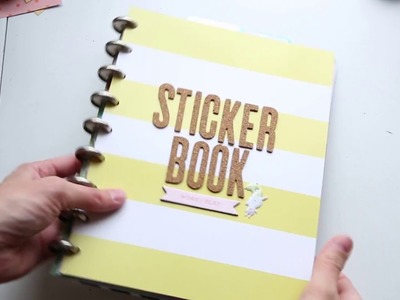 Happy Planner DIY Sticker Book