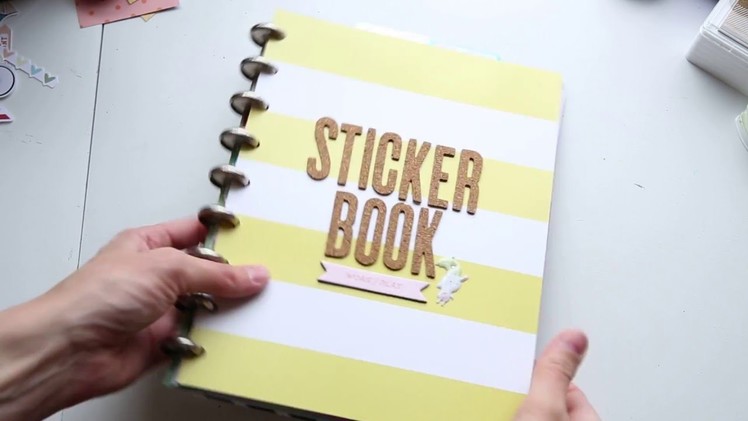 Happy Planner DIY Sticker Book