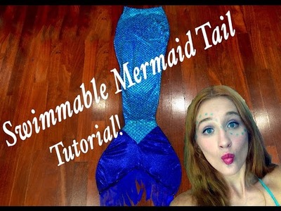 How to make a Swimmable Mermaid Tail | DIY Tutorial!