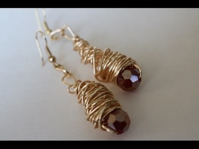 Howto:Diy Easy crystal earring Tutorial Great for Mothers Day