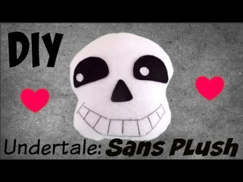 Sans the Skeleton Plush DIY -How to Make a Stuffed Animal Undertale