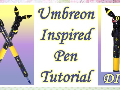 Umbreon Inspired Pen Tutorial: Polymer Clay DIY