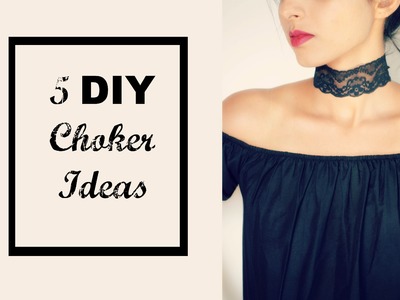 5 DIY Choker Ideas
