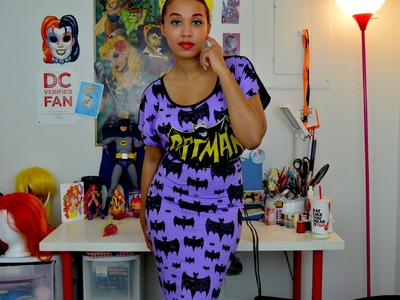 Batman nightshirt to retro pencil dress D.I.Y!