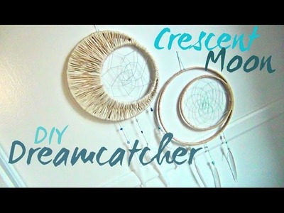Crescent Moon Dreamcatcher ♥ DIY
