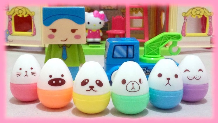 Cute School Supplies DIY Sharpeners and Surprise Eggs Highlighter Pen ♥ Toys World Video