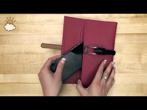 DIY Clutch using placemats and an old belt!