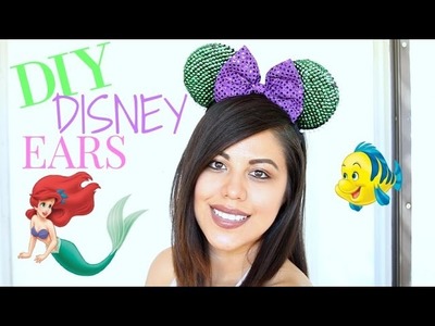 DIY Disney Ears- Little Mermaid Inspired