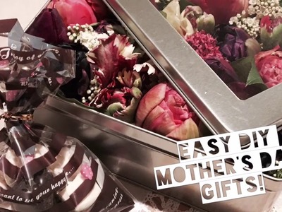 DIY Flower Gift Box and Chocolate Hearts! Easy Mother's Day gifts!