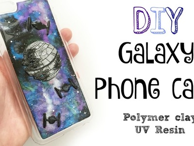 DIY Galaxy Effect Phone Case Tutorial [Star Wars]