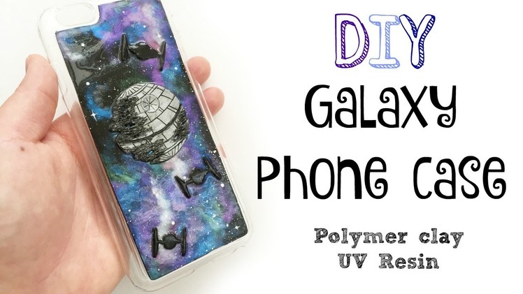 DIY Galaxy Effect Phone Case Tutorial [Star Wars]