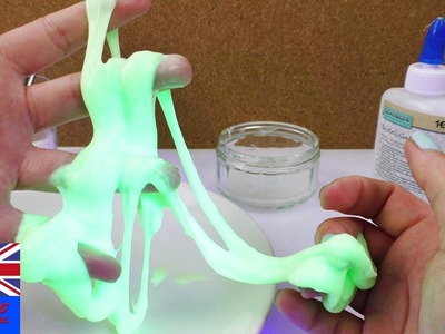 DIY GLOW IN THE DARK SLIME | How to make your own slime?